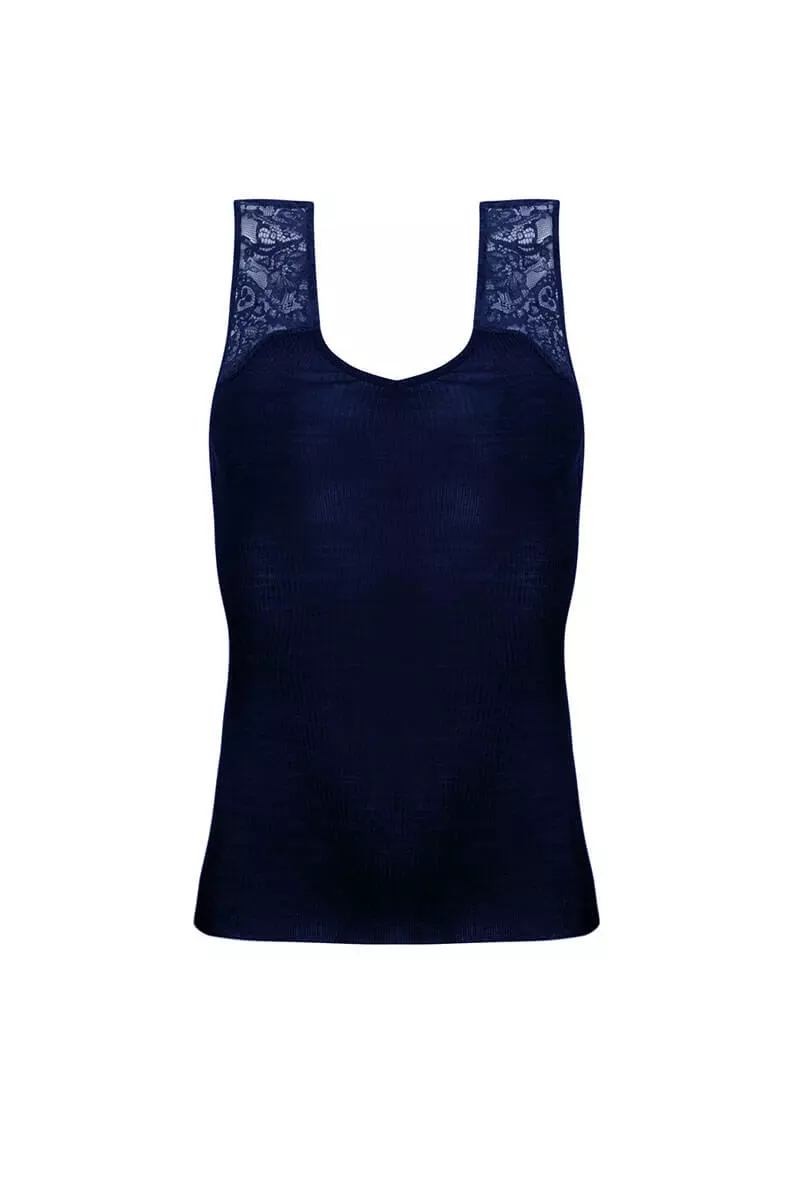 AnyConv.com__anj9210_plaisircaresse_teeshirtsansmanchebienetre_pierrebleue_1_1 Lise Charmel, Plaisir Caresse Palaidinė trumpomis rankovėmis