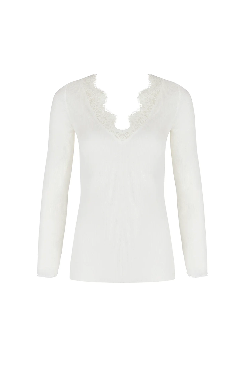 anj9010__Lise Charmel Plaisir Caresse wool and silk long-sleeve top Lise Charmel Plaisir Caresse wool and silk long-sleeve top