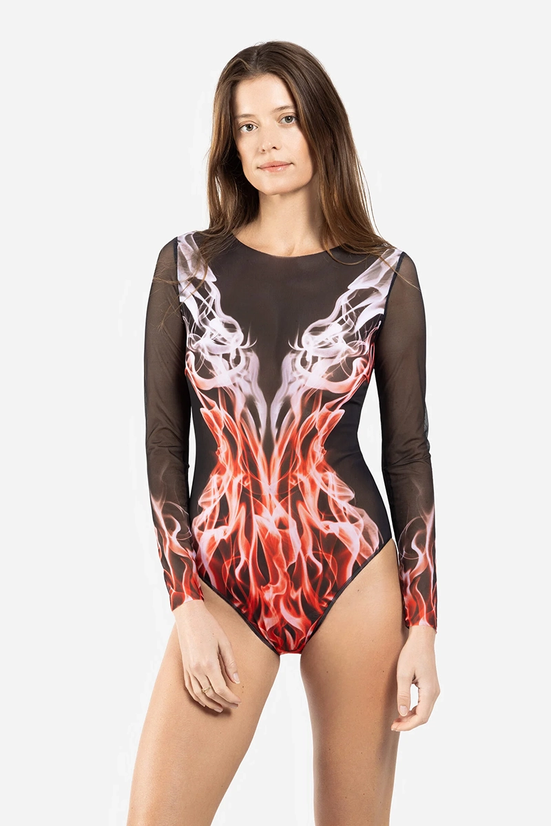 RED FLAME Vientisas maudymosi kostiumelis