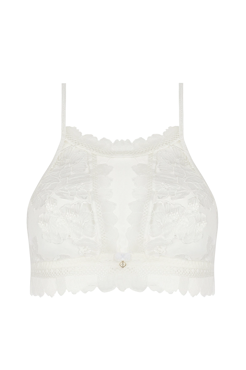 ACJ5982B_lace wireless bralette Lise Charmel Sublime Organza lace wireless bralette