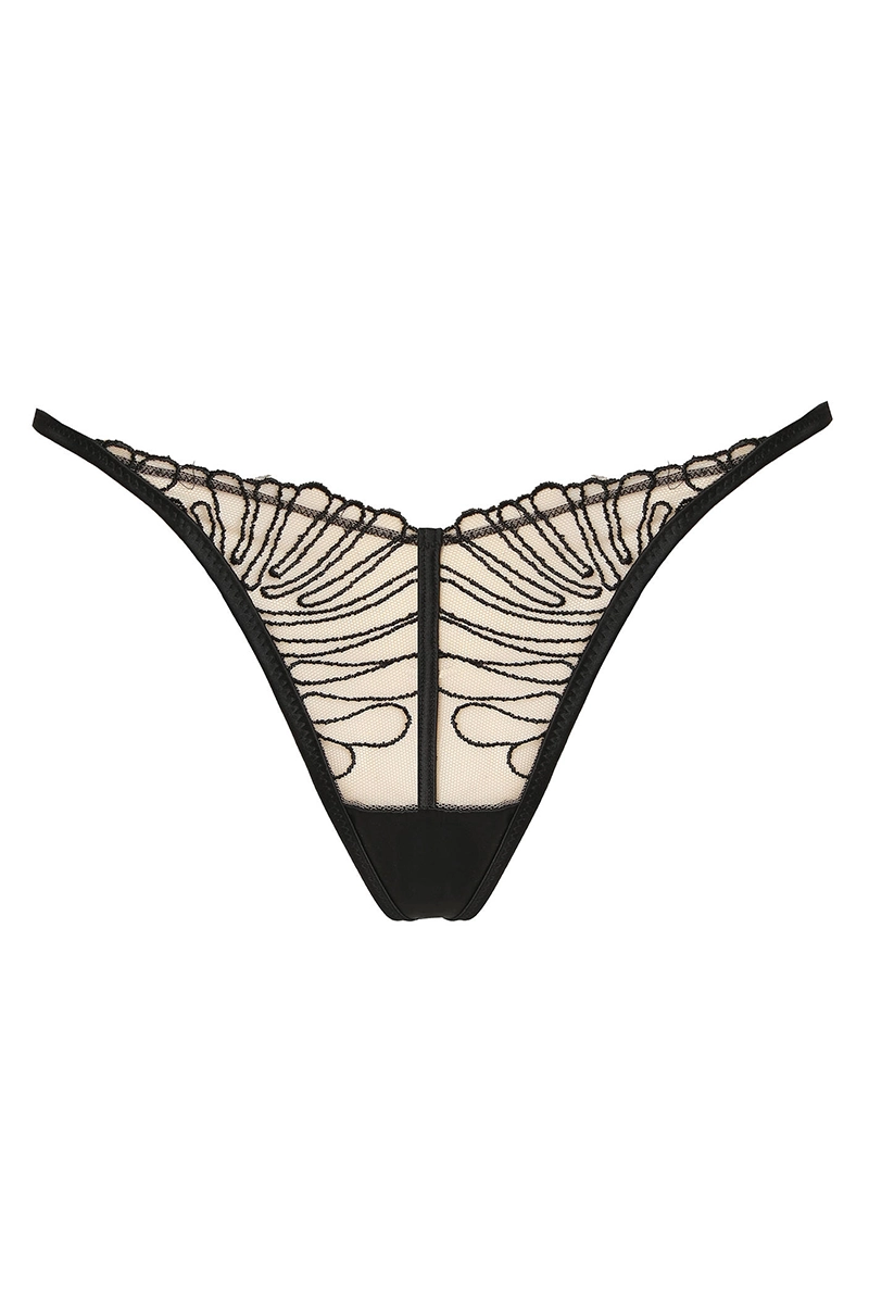 YD475_Prelude Rouge Interdit stringai su dekoratyvia nugaros iškirpte Prelude Rouge Interdit stringai su dekoratyvia nugaros iškirpte